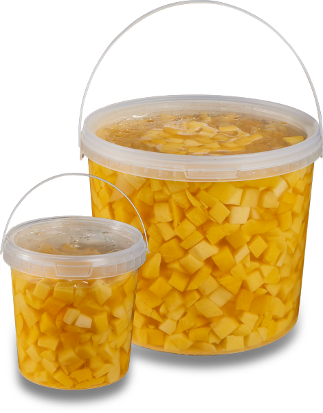 Mangowürfel